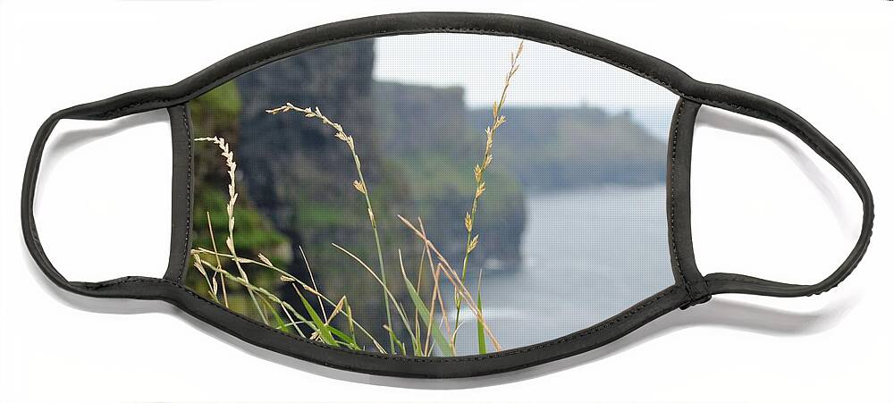 Cliffs Face Mask featuring the photograph Cliffs of Moher by Carrie Todd