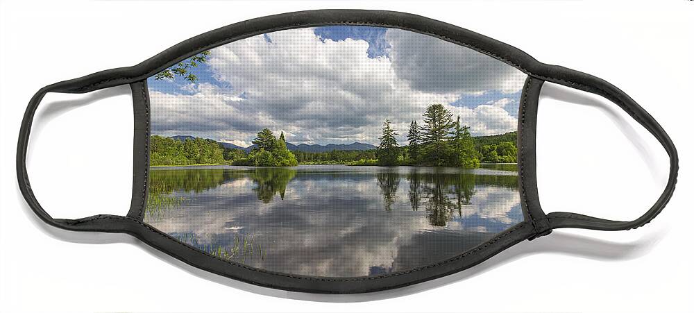 Coffin Pond Face Mask featuring the photograph Coffin Pond - Sugar Hill New Hampshire by Erin Paul Donovan