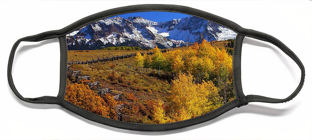 Mountains Face Mask featuring the photograph Colorado Country by Darren White