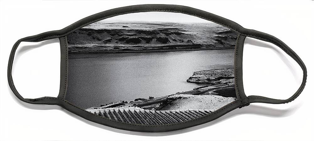 Oregon Face Mask featuring the photograph Columbia Gorge by Niels Nielsen