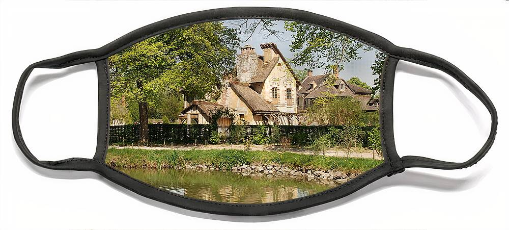 Cottage Face Mask featuring the photograph Cottage in the Hameau de la Reine by Jennifer Ancker