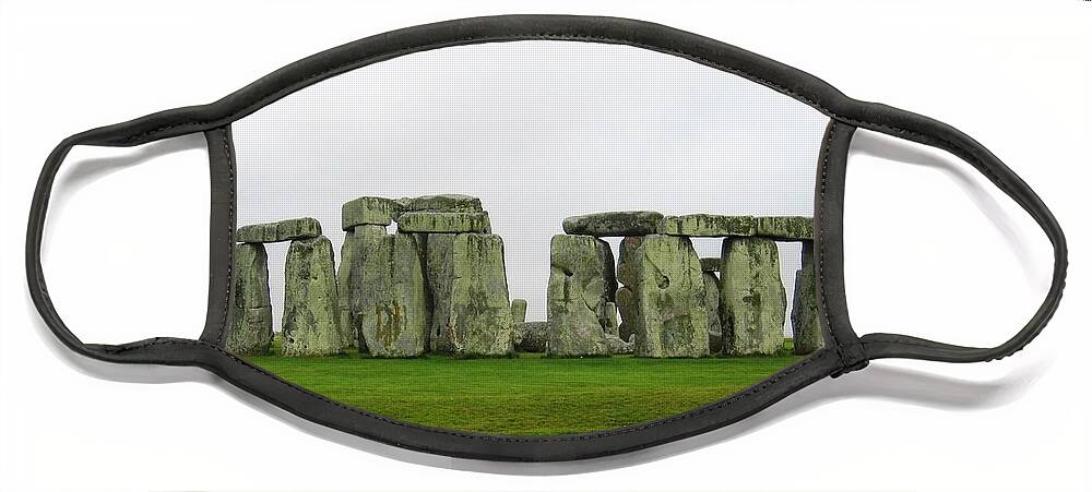 Stonehenge Face Mask featuring the photograph Curvature by Denise Railey