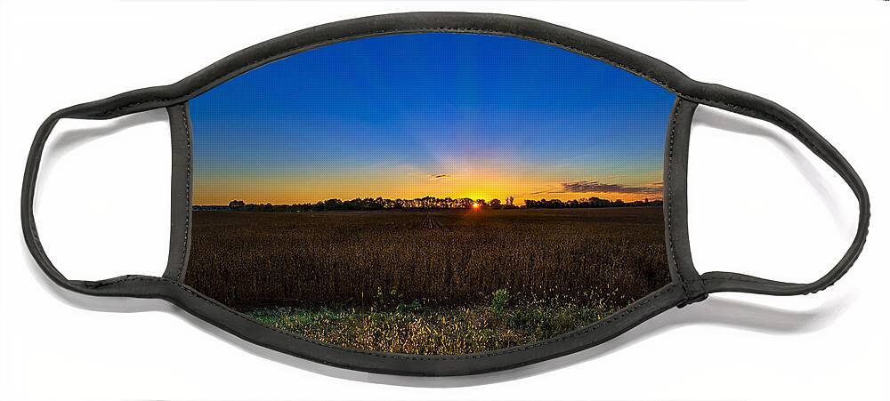 Sunrise Face Mask featuring the photograph Dawn of a New Day by Adam Mateo Fierro