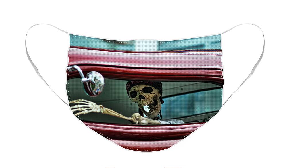 Cars Face Mask featuring the photograph Dead Man Driving CA4217-13 by Randy Harris