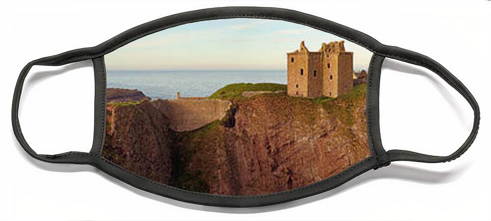 Castle Face Mask featuring the photograph Dunnottar Castle by Grant Glendinning