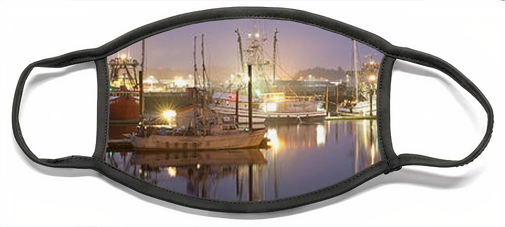 Sky Face Mask featuring the photograph Early Morning Harbor II by Jon Glaser