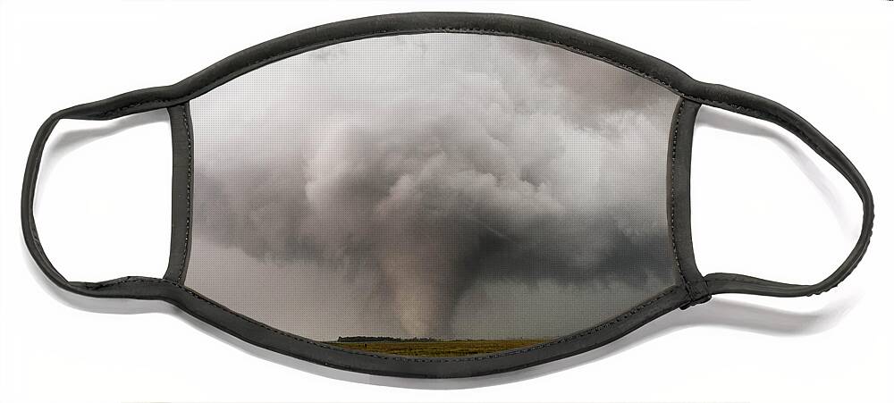 Tornado Face Mask featuring the photograph EF4 South Dakota by Marcus Hustedde