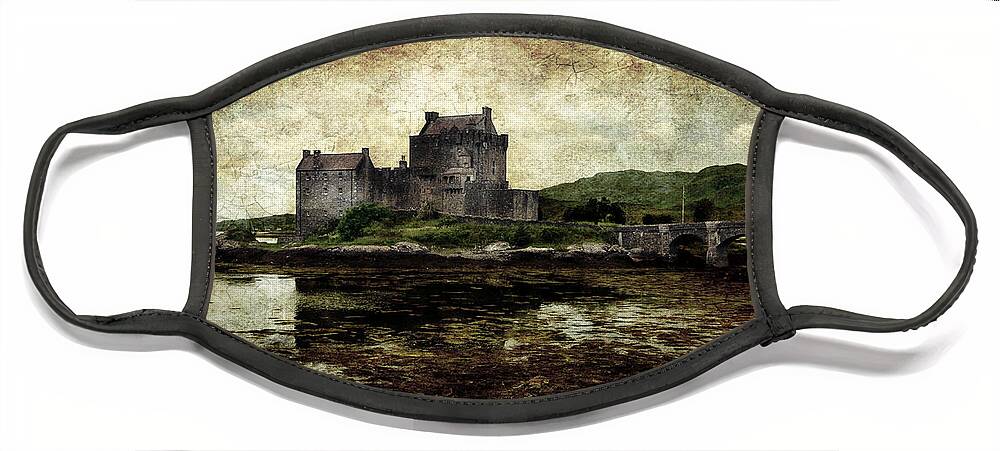 Eilean Face Mask featuring the photograph Eilean Donan castle in Scotland by RicardMN Photography