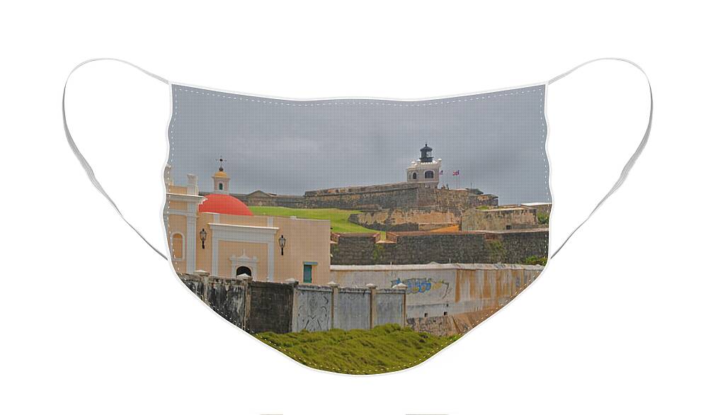 America Face Mask featuring the photograph Scenic El Morro by George D Gordon III