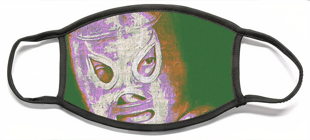 El Santo The Masked 20130218v2m128 Face Mask by Art and Photography Pixels