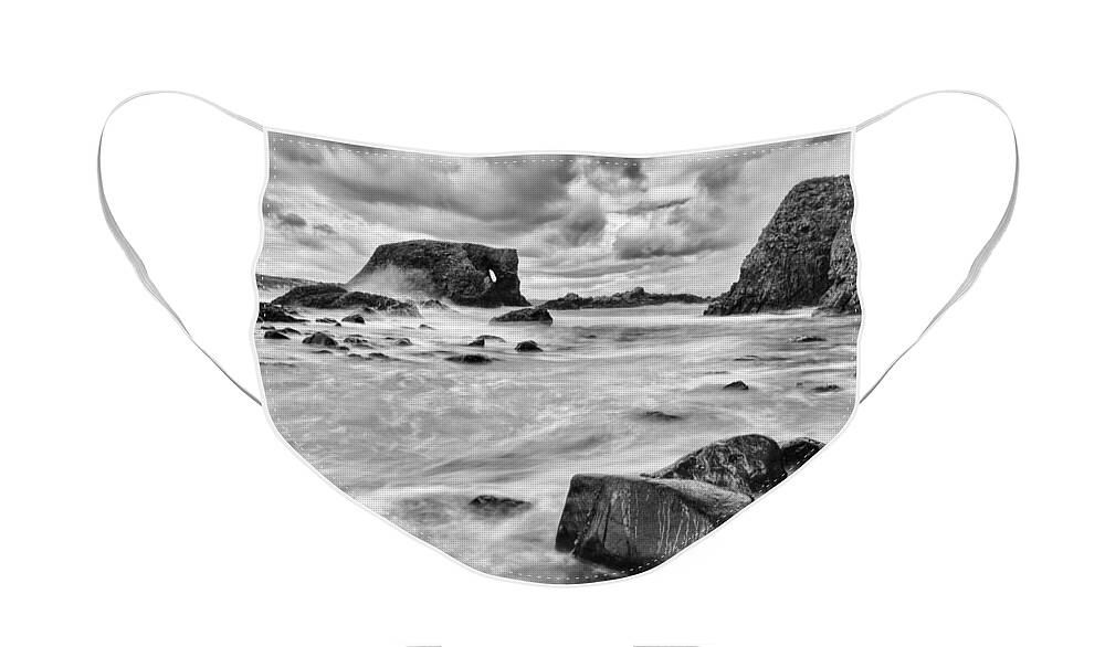 Balintoy Face Mask featuring the photograph Elephant Rock by Nigel R Bell