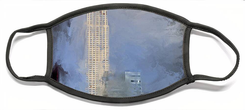 Evie Carrier Face Mask featuring the photograph Empire by Evie Carrier