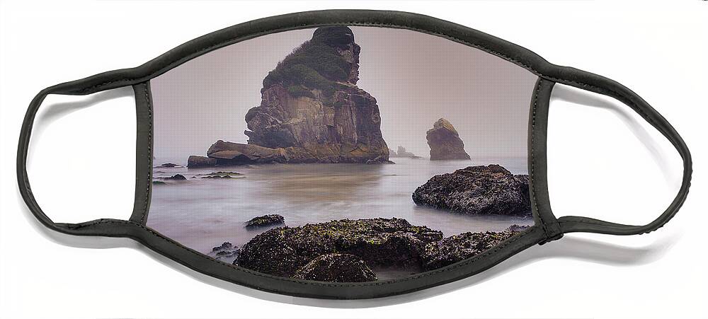 Pacific Ocean Face Mask featuring the photograph Enduring by Adam Mateo Fierro