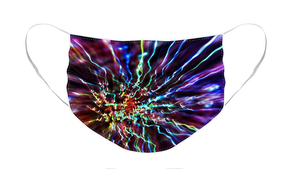 Energy Face Mask featuring the photograph Energy 2 - Abstract by Marianna Mills