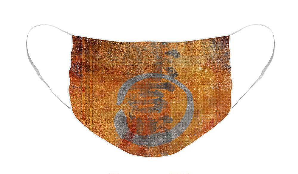 Enso Face Mask featuring the photograph Enso Circle by Carol Leigh