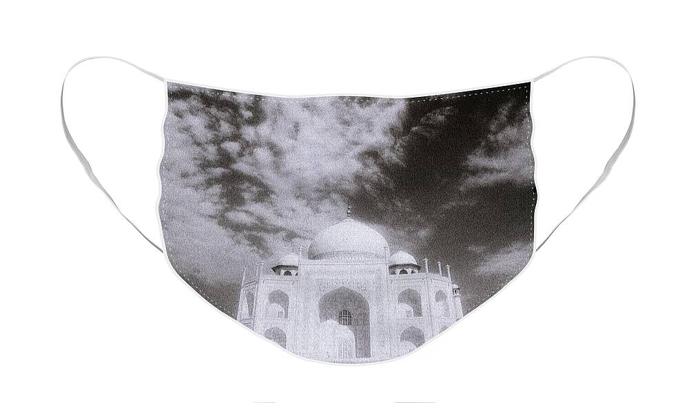 Taj Mahal Face Mask featuring the photograph Ethereal Taj Mahal by Shaun Higson