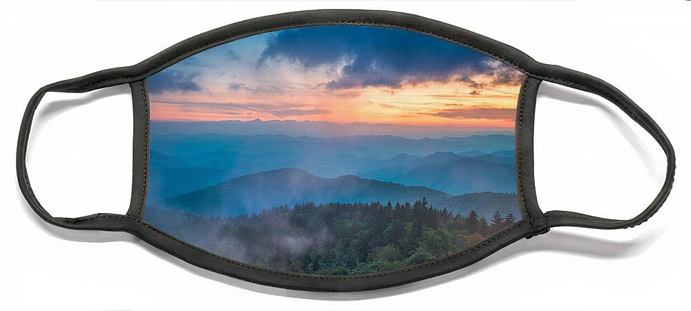 Asheville Face Mask featuring the photograph Exhale by Joye Ardyn Durham