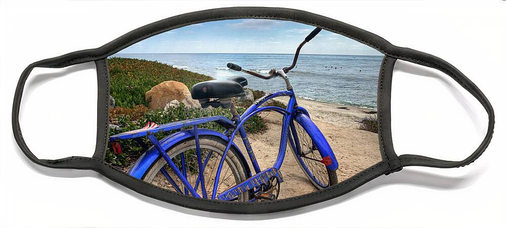 California Face Mask featuring the photograph Fat Tire by Peter Tellone