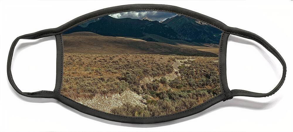 Mount Borah Face Mask featuring the photograph Fault Line by William H. Mullins