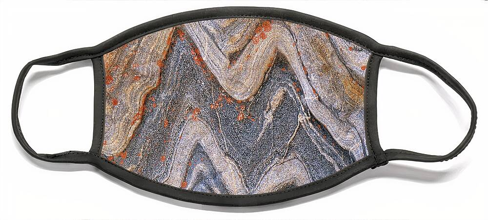 Granite Face Mask featuring the photograph Folded Granite by Art Wolfe