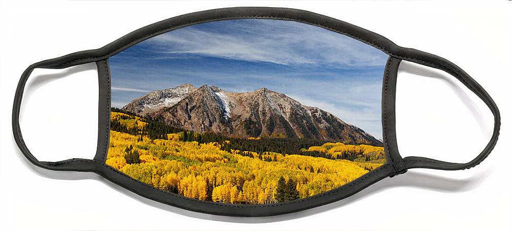 Colorado Face Mask featuring the photograph Fresh Air by Darren White