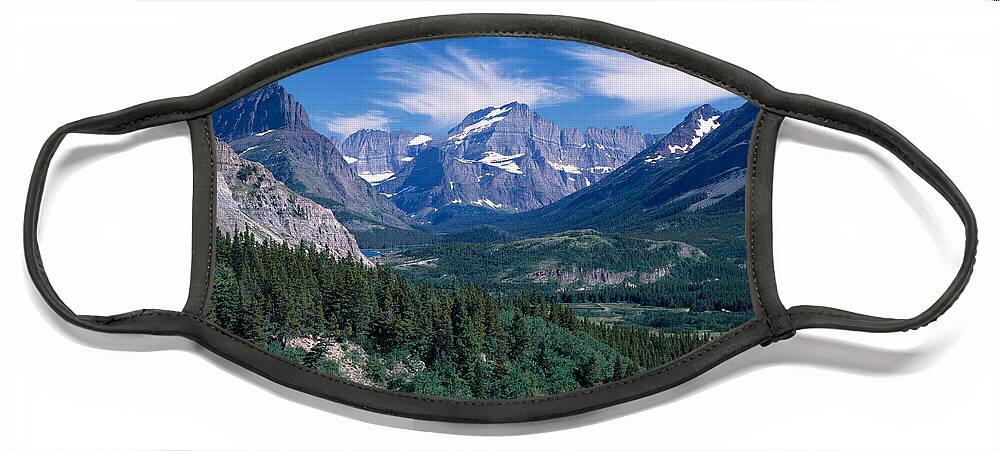 Apikuni Trail Face Mask featuring the photograph Glacier National Park by James Steinberg