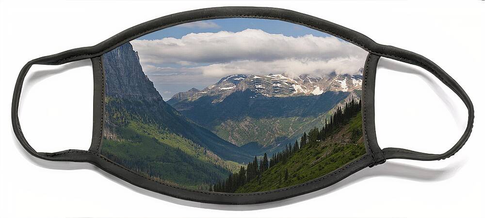 America Face Mask featuring the photograph Glacier National Park by John Shaw
