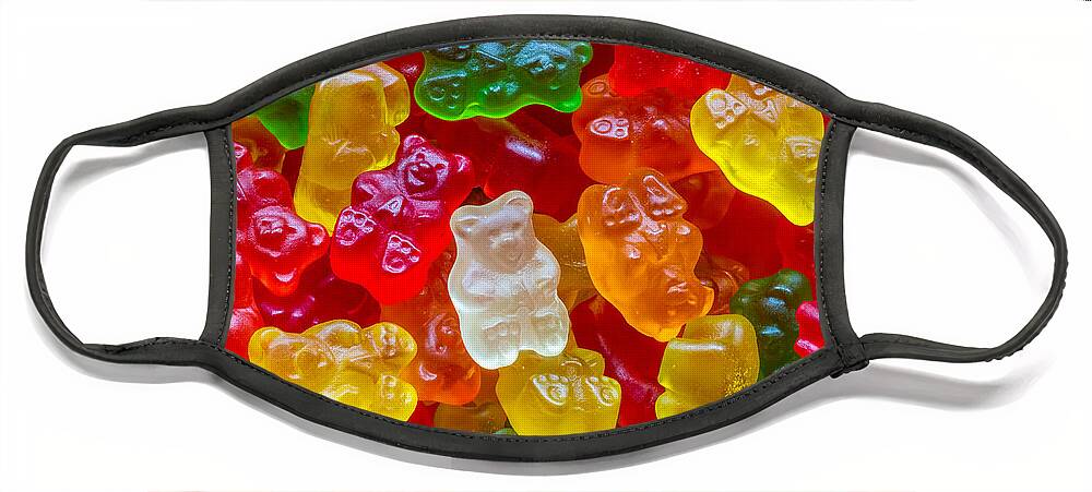 Gummy Bears Face Mask featuring the photograph Gummy Bears by Pierre Leclerc Photography