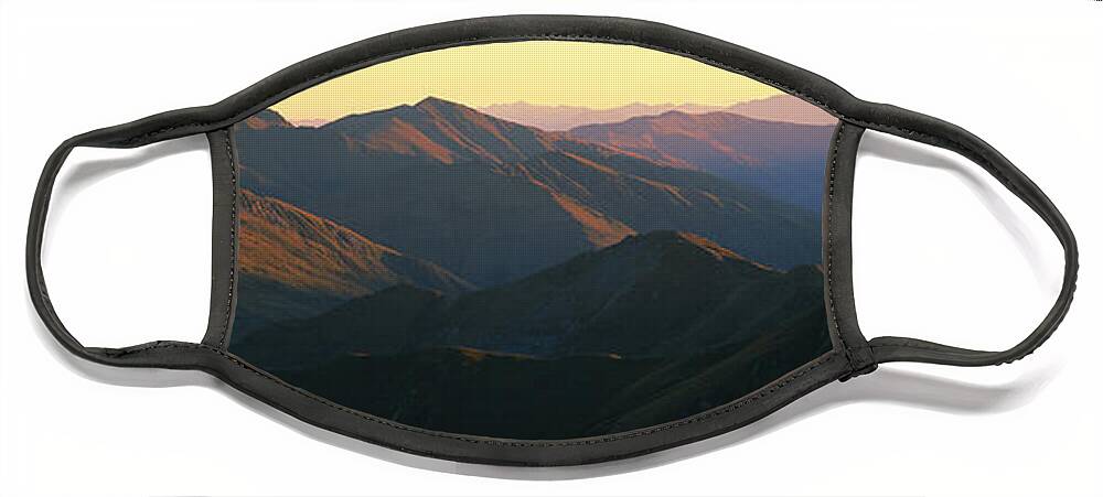Photography Face Mask featuring the photograph Harris Mountains New Zealand by Panoramic Images