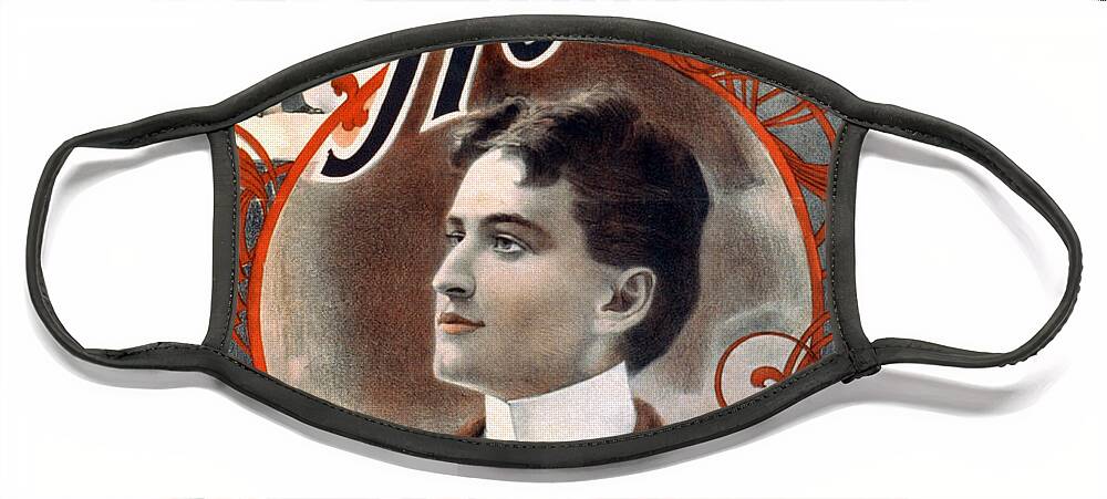 Entertainment Face Mask featuring the photograph Harry Houdini, King Of Cards, 1895 by Photo Researchers