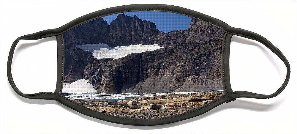 Glacier National Park Face Mask featuring the photograph Hiking In Glacier National Park by Mark Newman