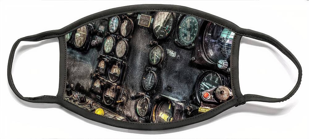 Huey Instrument Panel Face Mask featuring the photograph Huey Instrument Panel 2 by David Morefield