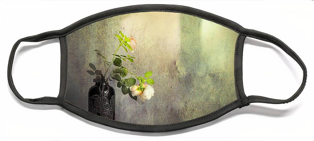 Vintage Still Life Face Mask featuring the photograph Isn't It Romantic by Theresa Tahara