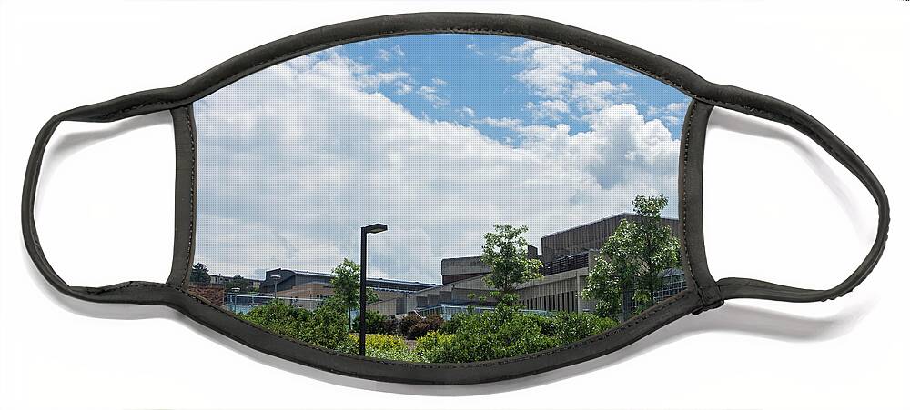 Ithaca Face Mask featuring the photograph Ithaca College Campus by Photographic Arts And Design Studio