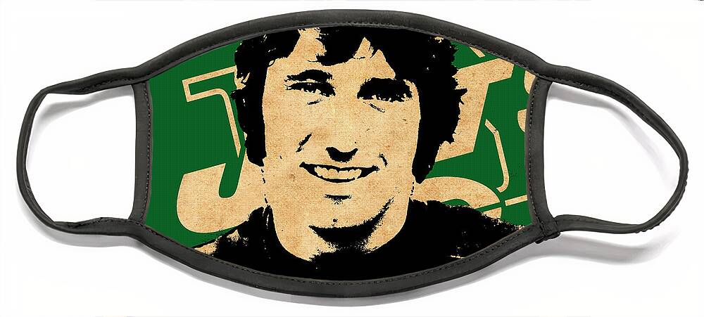 Namath Face Mask featuring the photograph Joe Namath by Andrew Fare