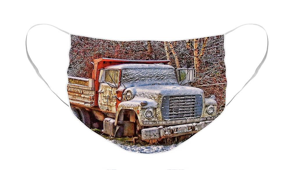 Truck Face Mask featuring the photograph Just Worn Out by Ron Roberts