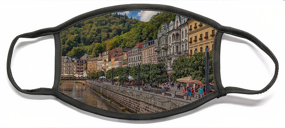 Czech Republic Face Mask featuring the photograph Karlovy Vary by Shirley Radabaugh