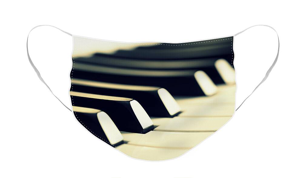 Piano Keys Face Masks