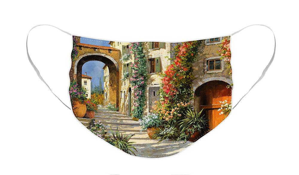 Tuscany Paintings: Guido Borelli Flower Face Masks