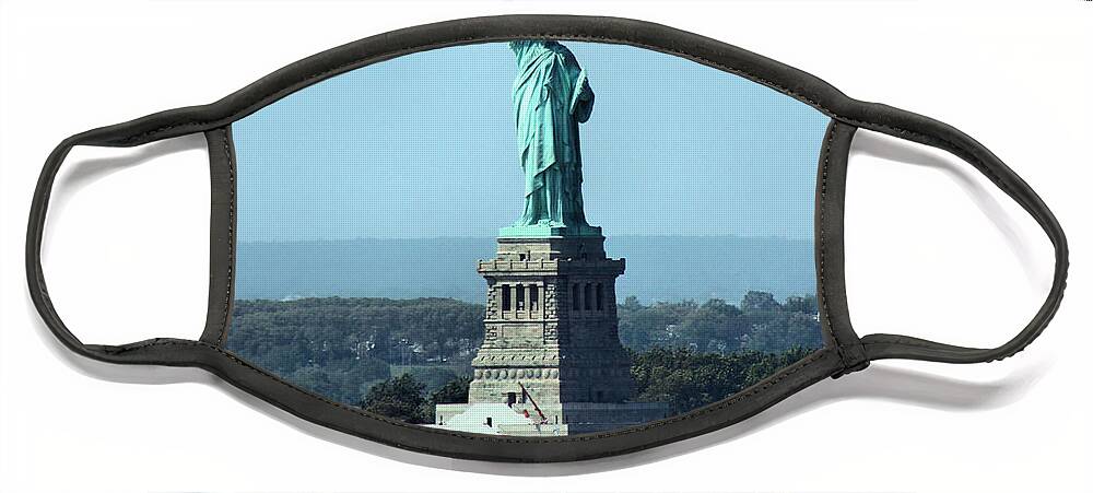 Statue Of Liberty Face Mask featuring the photograph Lady Liberty by Kristin Elmquist