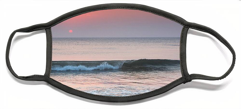 Beach Face Mask featuring the photograph Late Summer Sunrise by Bill Wakeley