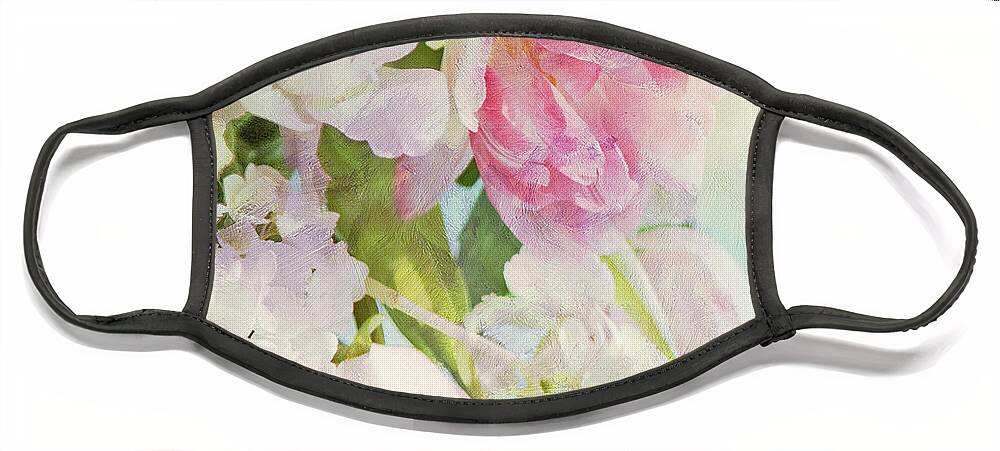Bouquet Face Mask featuring the photograph Les Fleurs by Theresa Tahara