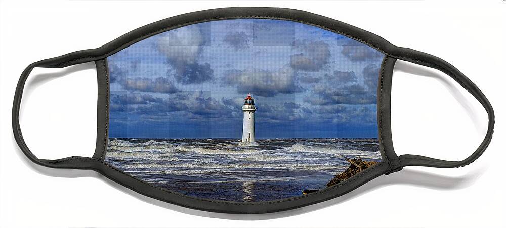 Lighthouse Face Mask featuring the photograph Lighthouse by Spikey Mouse Photography
