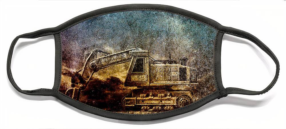 Industrial Face Mask featuring the photograph Little Big Truck by Bob Orsillo