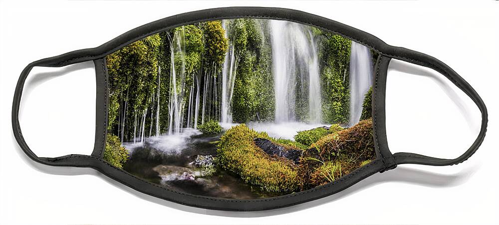 Acrylic Face Mask featuring the photograph Living Water by Jon Glaser