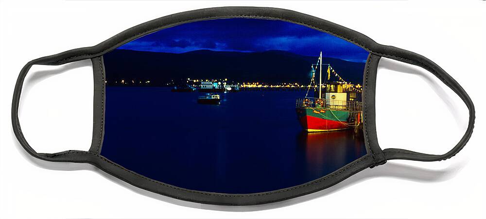 Fort Face Mask featuring the photograph Loch Linnhe by night by Riccardo Mottola