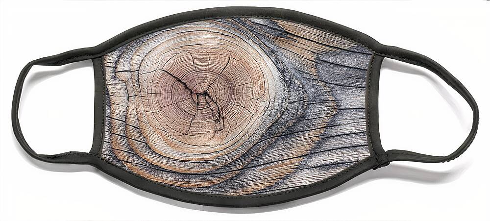 Nis Face Mask featuring the photograph Lodgepole Pine Wood Patterns by Peter Cairns