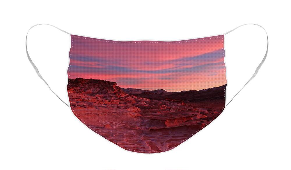 Nevada Face Mask featuring the photograph Mars In Nevada by Steve Wolfe