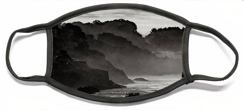 Mendocino Face Mask featuring the photograph Mendocino Coastline by Robert Woodward