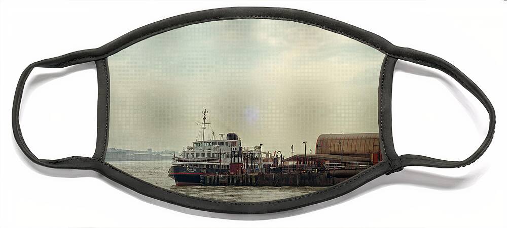 Mersey Face Mask featuring the photograph Mersey Ferry by Spikey Mouse Photography
